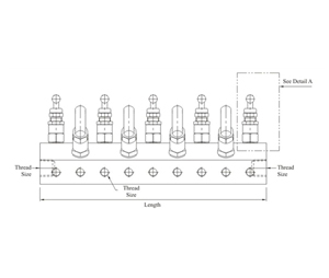 Air Header Distributor Drawing