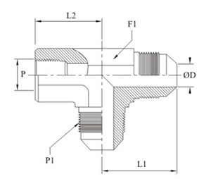 Female Run Tee Bsp Parallel Thread