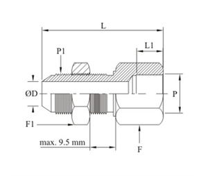 Fewmale Bulkhead Connnnection Npt Thread