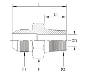 Male Connector Bsp Taper Thread