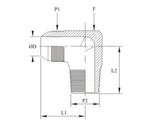 Male Elbow Bsp Taperthread
