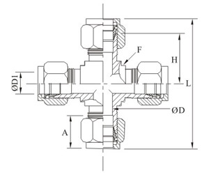 Union Cross Drawing