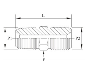 Hex Reducing Nipples 10k Bspp Bspp