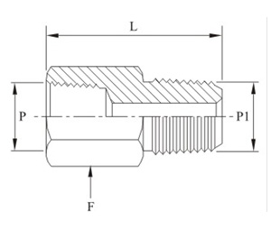Reducing Adaptor 10k M X F