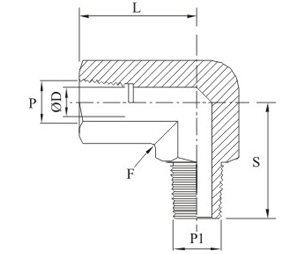 Elbow Reducing Street Drawing