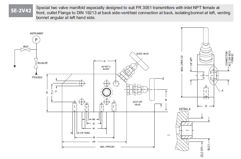 Two Valve Manifolds SE-2V42