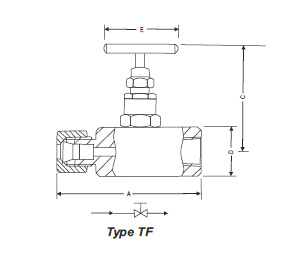 Needle Valve SECEB Drawing