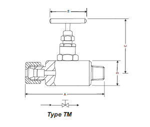 Needle Valve SECEB Drawing