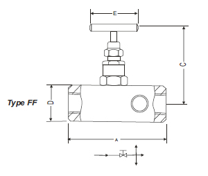 Needle Valve SE-MGT Drawing