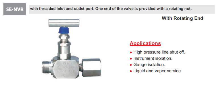 Needle Valve SE-NVR
